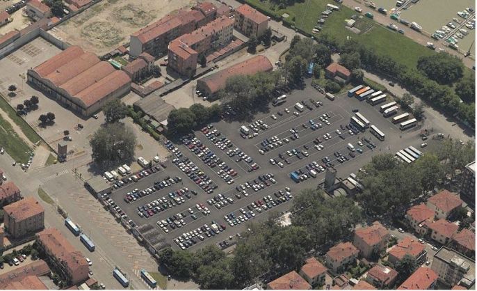 aerea dell'area ex-mof